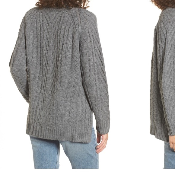 [debut] Cable Knit Turtleneck Sweater in Gold - Picture 4 of 6